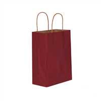 UZAY HEDİYE ÇANTASI KARTON KRAFT BORDO 25x31 25 Lİ 1