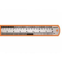 RUBENİS ÇELİK CETVEL 20 CM JR-20 1