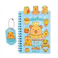 MİSYON NOT DEFTERİ STİCKERLİ CY-BF-B A6 SPİRALLİ ÇİZGİ KARAKTER 24 YP 24 LÜ 3