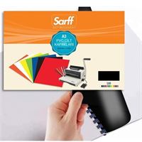 SARFF CİLT KAPAĞI A3 SİYAH 160 MİC 100 LÜ 15201025 1