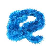 YILBAŞI SÜSÜ İP SİM MAVİ 6,5 CM 2 MT D-65 1