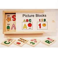 CANEM DOMİNO TAŞI EĞİTİCİ RESİMLİ BLOKLAR KUTULU LFH0112W 1