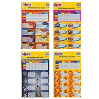 ALPER OKUL ETİKETİ DERS PROGRAMLI 3 LÜ 1012 2