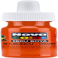 NOVA COLOR EBRU BOYASI ŞİŞE 30 ML. TURUNCU NC-247 1
