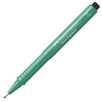 FABER ECCO PİGMENT ÇİZİM KALEMİ YEŞİL 0.7 MM 10 LU 166763 1
