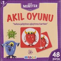 BLUE FOCUS EĞİTİM KARTLARI AKIL OYUNU - CUTE MONSTER 1
