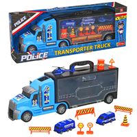 HEROES TOYS ERN-876 ÇANTALI POLİS TAŞIYICI TIR SETİ 1