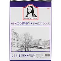 MONALİSA ESKİZ DEFTERİ A3 SPİRALLİ 120 GR 50 YP MN13-3 1