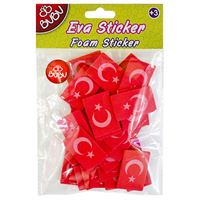 BU-BU EVA STİCKER TÜRK BAYRAGI BUBU-STS028 1