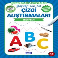 PARILTI EĞİTİM KİTABI ÇİZGİ ALIŞTIRMALARI DİZİSİ (YAZ-SIL) 1