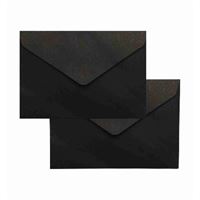 ASİL DAVETİYE ZARFI 13x18 SİYAH 120 GR 100 LÜ AS-15511 1