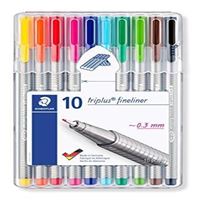 STAEDTLER FİNELİNER TRİPLUS 03 MM 10 LU 334 SB10 1