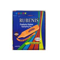 RUBENİS FOSFORLU KALEM TURUNCU 10 LU RF-315/T 1