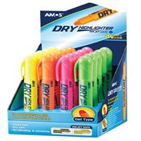 AMOS DRY FOSFORLU KALEM JEL 4 RENK 20 Lİ HLD20DP 1