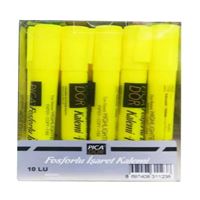 PİCADOR FOSFORLU KALEM SARI 10 LU KX 070 1
