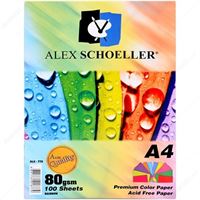 ALEX RENKLİ FOTOKOPİ KAĞIDI A4 AÇIK PASTEL 80 GR 100 LÜ ALX-779 1