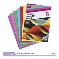 RED APPLE FOTOKOPİ KAĞIDI KCC-100 A4 RENKLİ KARIŞIK 100 LÜ 1