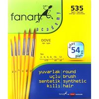 FANART ACADEMY FIRÇA SETİ 535 SERİ NO:2-4-6-8-10-12 54 LÜ F-7535C.S2 1