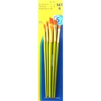 FANART ACADEMY FIRÇA SETİ 500 SERİ 6 LI TAKIM 7500.S0 1