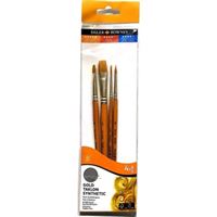 DALER ROWNEY GOLD TAKLON FIRÇA SETİ 4 LÜ 216920402 1