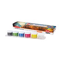 RED APPLE GUAJ BOYA ŞİŞE 6 RENK METALİK 25 ML RG103-6M 1