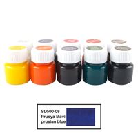 SÜDOR GUAJ BOYA 15 ML PRUSYA ŞİŞE MAVİ 12 Lİ SD500-08 1