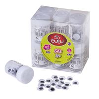 BU-BU OYNAR GÖZ BUBU-GZ0003 SİYAH 12 MM. 12 Lİ 1