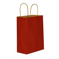 UZAY HEDİYE ÇANTASI KARTON KRAFT KIRMIZI 31x41 25 Lİ 1