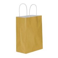 UZAY HEDİYE ÇANTASI KARTON KRAFT ALTIN 18x24 25'Lİ 1