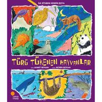 GÜNIŞIĞI HİKAYE İLK KİTABINI KENDİN BOYA-2: TÜRÜ TÜKENEN HAYVANLAR 1