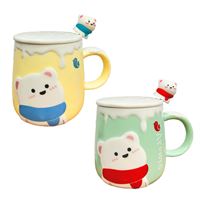 HUN CERAMİC MUG KUPA 2-321 PORSELEN 2 MODEL 1