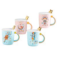 HUN CERAMİC MUG KUPA 2-363 PORSELEN 4 MODEL 1
