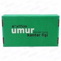 UMUR KANTAR FİŞİ 6x17 3 NÜSHA 1000 LI 1