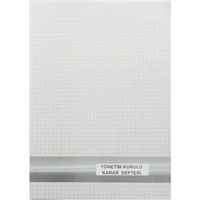 DİLMAN YÖNETİM KURULU KARAR DEFTERİ 5371 KARTON KAPAK 22x31.5 40 YP NUMARALI 1