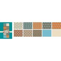 KESKİN FON KARTONU DESENLİ 25x35 ÇİFT TARAFLI KARIŞIK DOSYALI 10 LU 207001-..-08 1