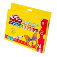 PLAYDOH KEÇELİ KALEM JUMBO 12 RENK 8 MM KE010 1