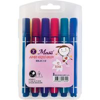 MASİS KEÇELİ KALEM JUMBO 12 RENK BKJC12 1