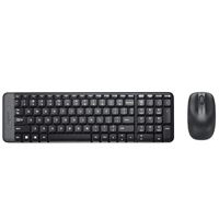 LOGİTECH KABLOSUZ KLAVYE Q + MOUSE SET MK220 SİYAH 210006305 1