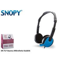 SNOPY KULAKLIK SN-717 MİKROFONLU BİLGİSAYAR TİPİ 1