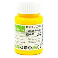 SÜDOR KUMAŞ BOYASI SARI 25 ML 10 LU SD900-01 1