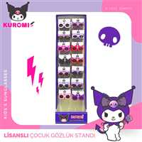 LİSANSLI KUROMİ ÇOCUK GÜNEŞ GÖZLÜĞÜ STANDI KARIŞIK 100 LÜ 1