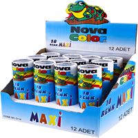 NOVA COLOR KURU PASTEL NC-2114 18 Lİ TÜP MAXI 1