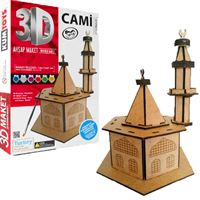 KUMTOYS 3D AHŞAP MAKET CAMİ KUTULU 1
