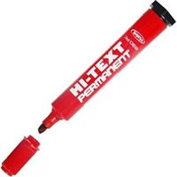 HI-TEXT MARKÖR KESİK UÇ 830-PC KIRMIZI 12 Lİ 1