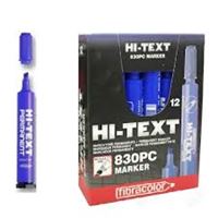 HI-TEXT MARKÖR KESİK UÇ 830-PC MAVİ 12 Lİ 1