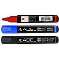 ADEL MARKÖR YUVARLAK UÇ KIRMIZI 12 Lİ 1980032 1