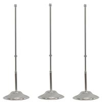 BUKET MASA BAYRAK DİREĞİ TEKLİ NİKEL BKT-201 1