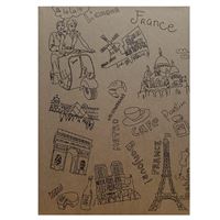 MCOLOR DEFTER 20x28 DİKİŞLİ KRAFT SERT KAPAK 144 YP KARELİ 1