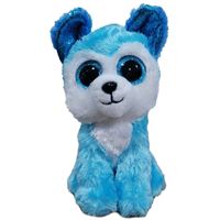 MEGA TY PELÜŞ KÖPEK PRİNCE 36310 HUSKY MAVİ 15 CM 1