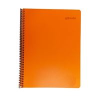 MYNOTE PASTEL DEFTER A4 PP KAPAK SPİRALLİ 80 YP ÇİZGİLİ İVORY 70 GR TURUNCU MPA-NA-A480-Ç 1